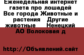 Еженедельная интернет - газета про лошадей - Все города Животные и растения » Другие животные   . Ненецкий АО,Волоковая д.